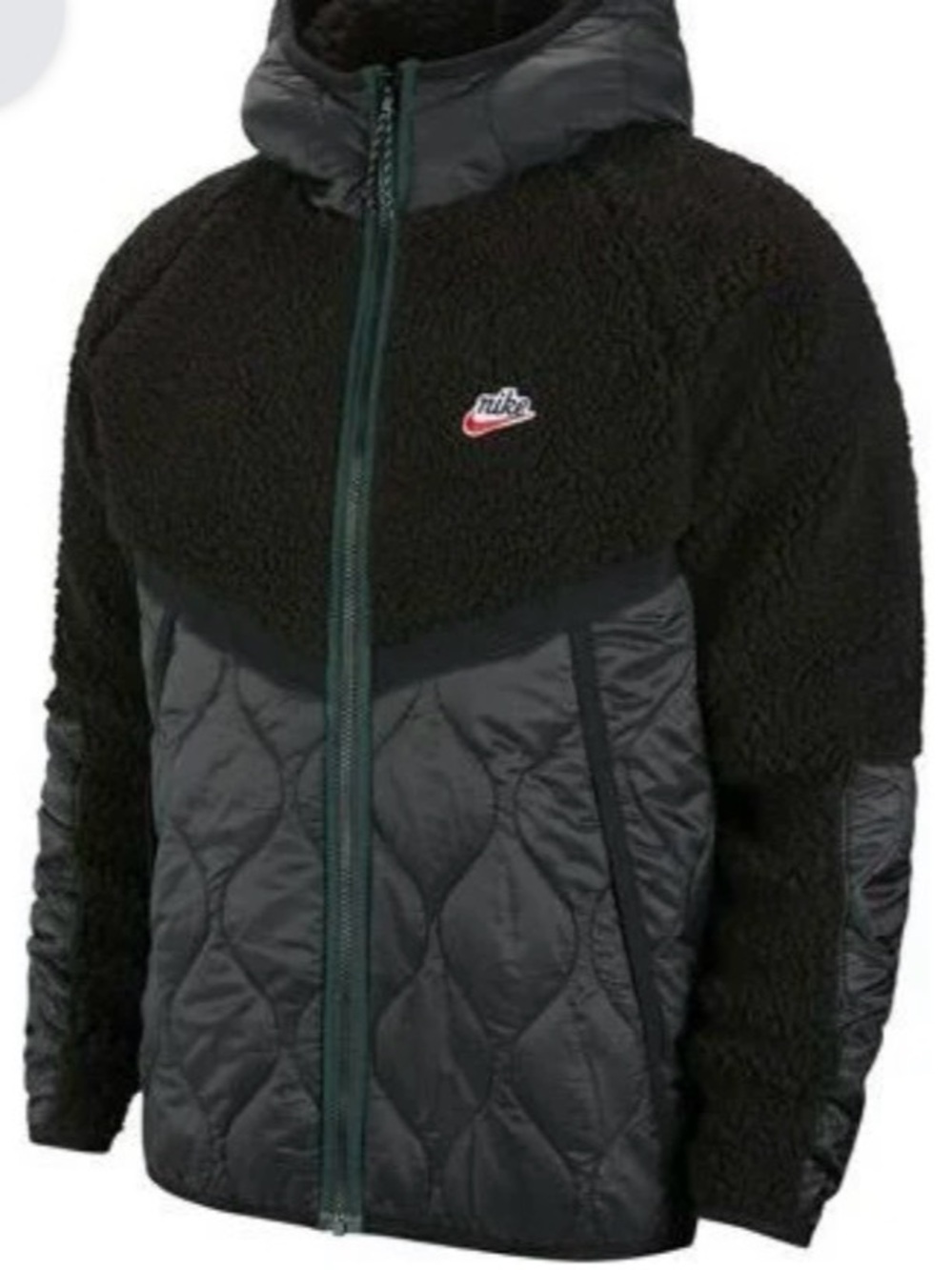 Nike - Sportswear Heritage Colorblock Stay Warm hooded Tops Jacket Black